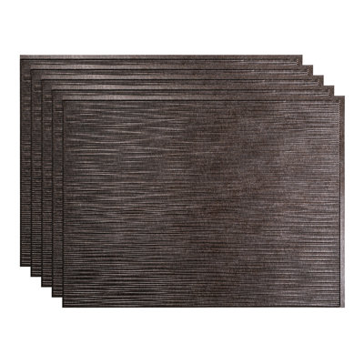 Ensemble de dosseret décoratif en vinyle FASÄDE Ripple 15 pieds carrés