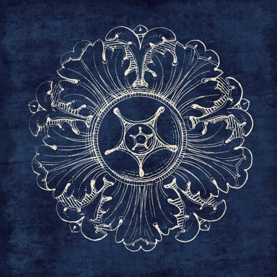 Rosette VI indigo
