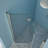 Brushed Nickel Fold Shower Door With 36"W X 72"H Tempered Glass - Water-Repellent, Space Saving, Adjustable Feature Water-, Utilizing, Function