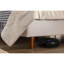 Lit très grand lit - Tête de lit tapissier en chenille de 54 po avec concept minimaliste et sans sommier-766596064