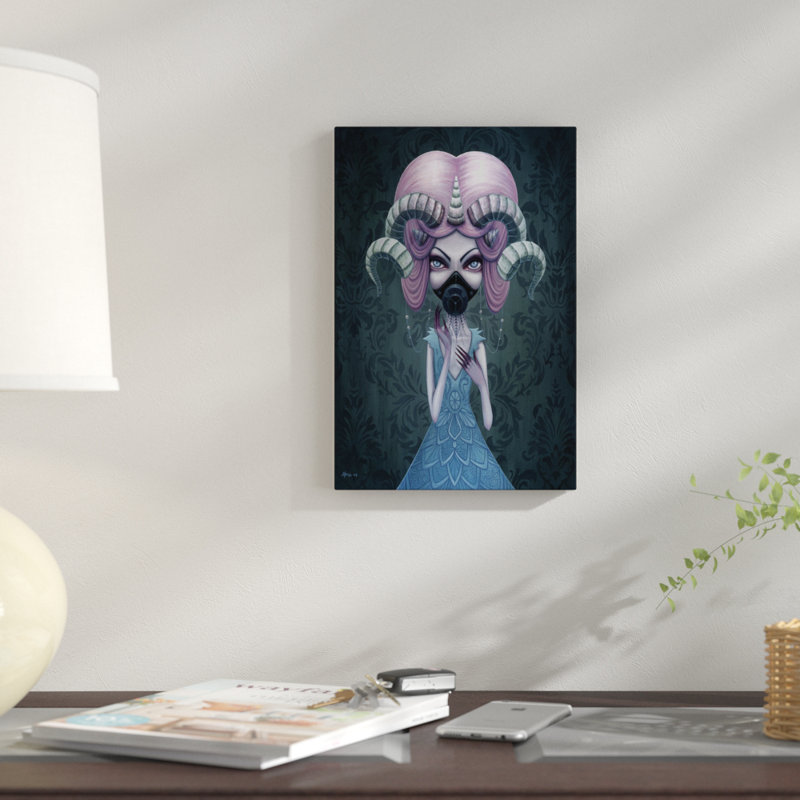 « aurora », impression sur toile, H 12 po x l 8 po x P 0,75 po, Pas de tapis, Toile tendue