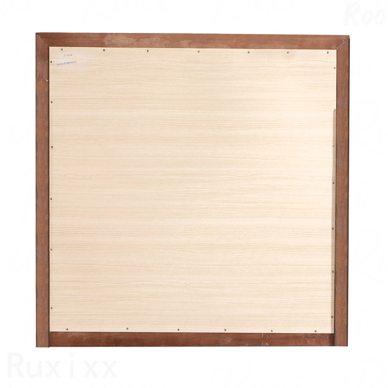 Miroir d'appoint Basic Basic - Décoration intérieure, 39 po x 35 po, Noyer, Rectangulaire