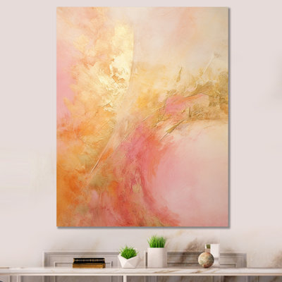 " Gold Pink Desert Mirage Spiral III "