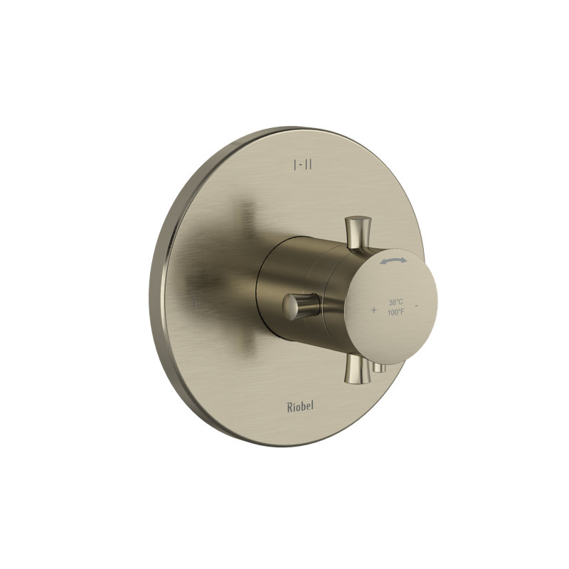 Garniture thermo-équilibrée à pression 1/2 po avec 3 fonctions Edge, Nickel brossé