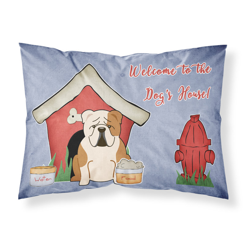Microfiber, White English Bulldog Fawn