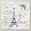« paris », reproduction d’impression sur toile tendue-22070647
