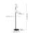 2-Light Starlight Black Contemporary Geometric Floor Lamp