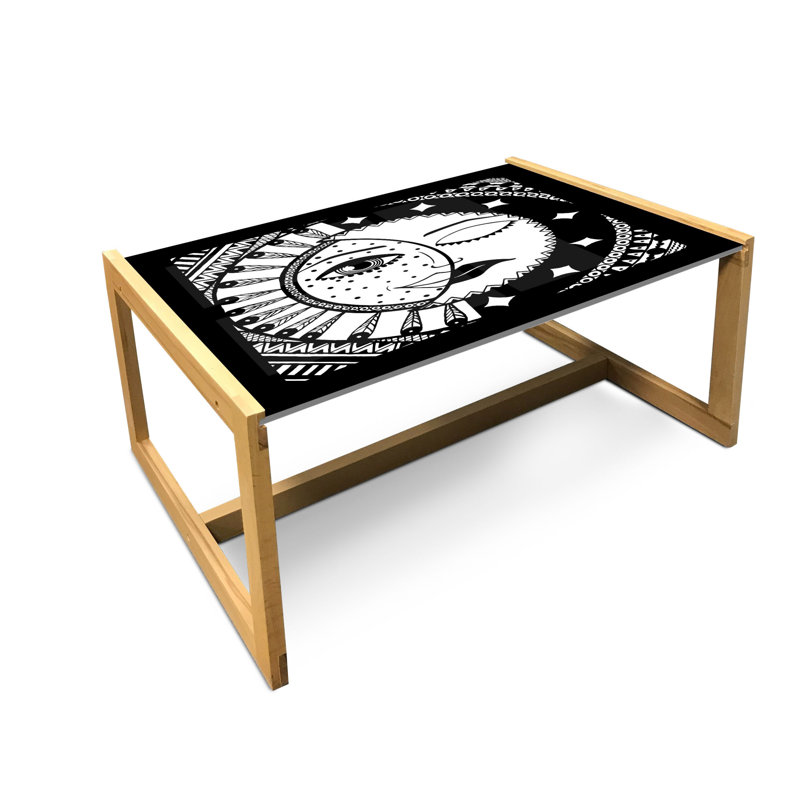 Irvina Sled Coffee Table, 40cm H x 91cm W x 62cm D