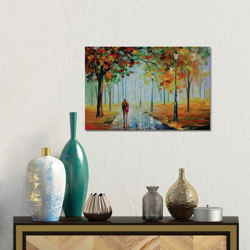 «Fall Love», reproduction d'art sur toile encadrée, H 12 po x l 18 po, Toile tendue, Ne s’applique pas