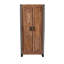 Lehoux 2 Door Metal Wardrobe
