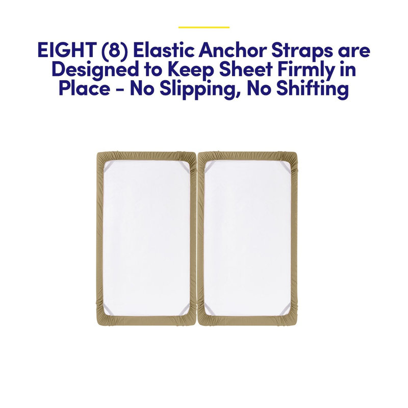 Split & Adjustable King Ultra Soft Double Brushed Microfiber Sheet Sets - Split King, Camel, Split King, Camel