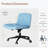 Criss-Cross Office Desk Chair With Wheels-322415122