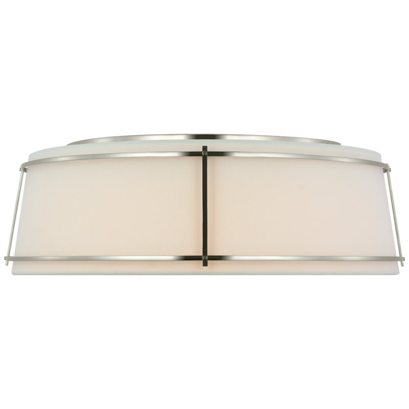 Callaway 1 - Light LED Flush Mount, Bronze, 6.5" H x 17.25" W x 17.25" D