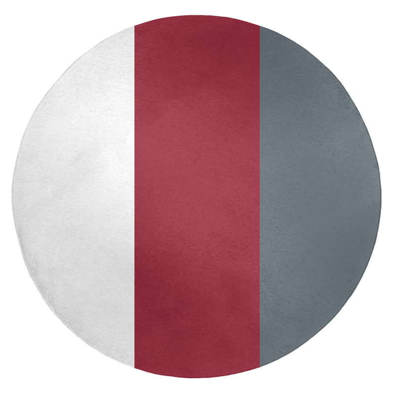 Chenille Indoor Rug, Round 5'