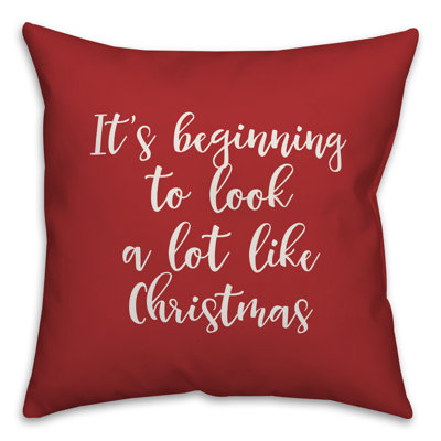  Coussin It's It's Commencer to Look a Lot Like Christmas
