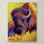 « intemporelle rites bison », reproduction sur toile tendue-21935149