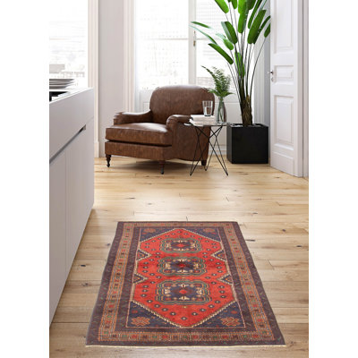 Windley Red Rug 3'4" x 5'9"