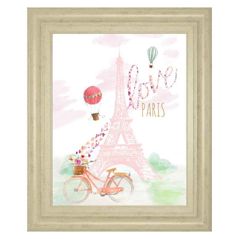 Art mural Parisian Dream - 22 po x 26 po - Cadre ivoire