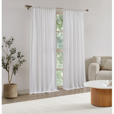 Linen Room Darkening Curtain Panel