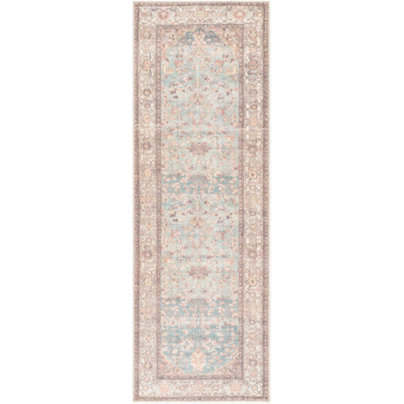 Bayze Machine Washable Area Rug, Runner 2'7" x 7'10"