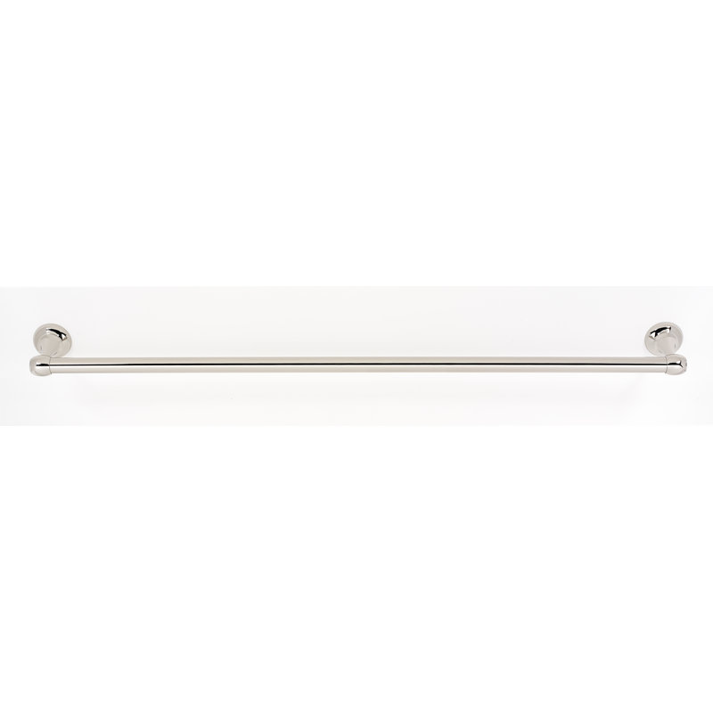 Royale 1 Wall Mounted Towel Bar, Polished Nickel