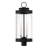 Acim 3-Light Outdoor Post Lantern in Matte Black