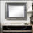 Gray Finish Mirror With LED