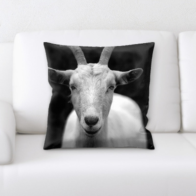 Coussin décoratif chèvre