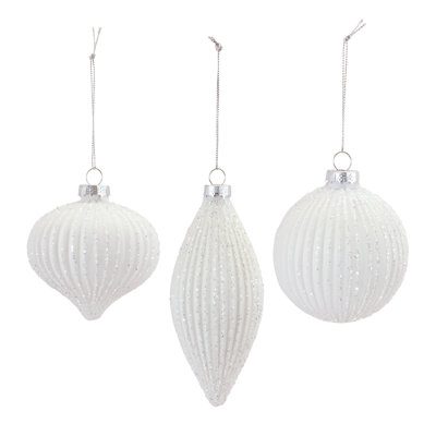 Guljan 3.75'' Glass Holiday Shaped Ornament