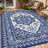 Outdoor Rug Waterproof Reversible Rug Plastic Straw Rug, Foldable Lightweight Camping Rug with Storage Rug, 4 Stakes, UV Resistant Patio Rug, Outdoor Carpet for Backyard Garden-411575101-411575088