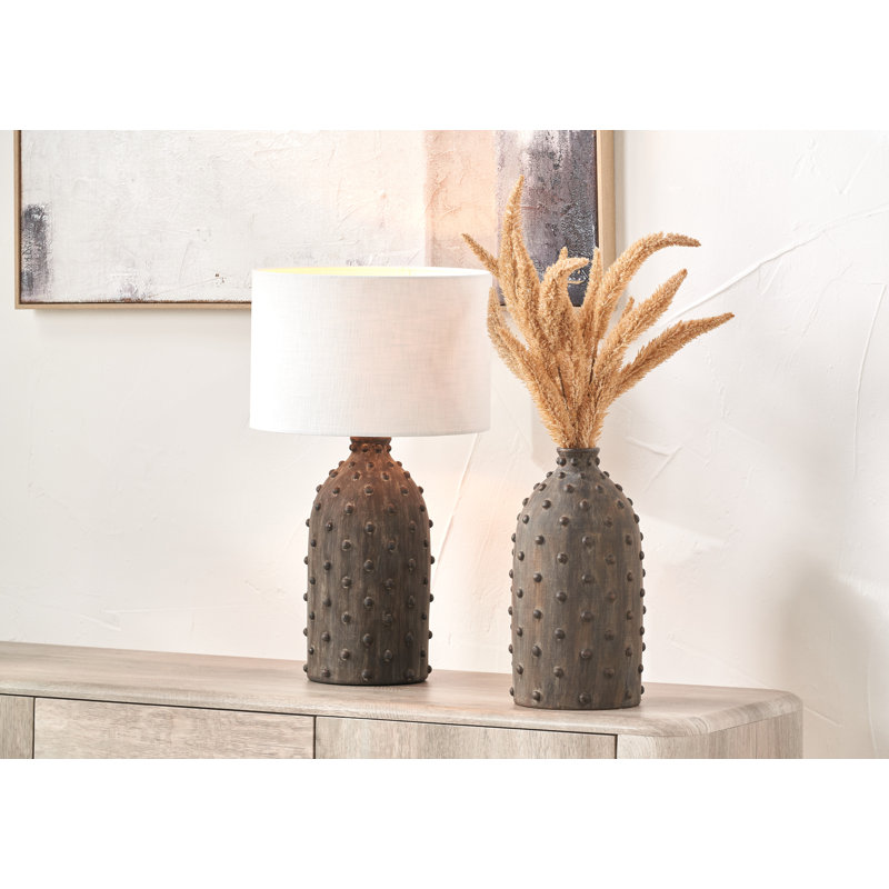 Handmade Stoneware Table Vase, Brown