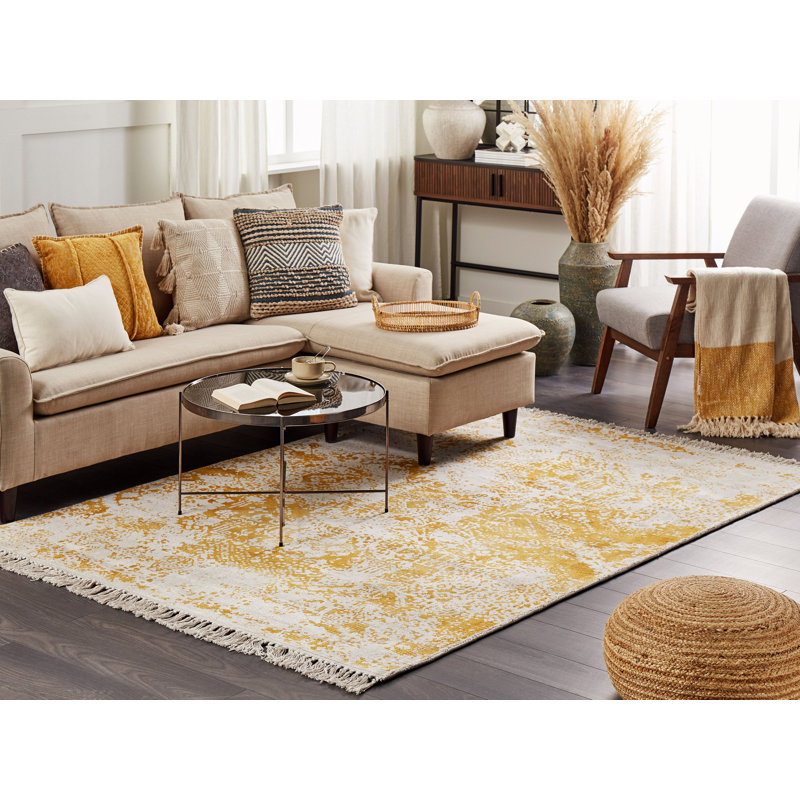 Ashawn Oriental Viscose Hand Woven Area Rug, Rectangle 140 x 200cm