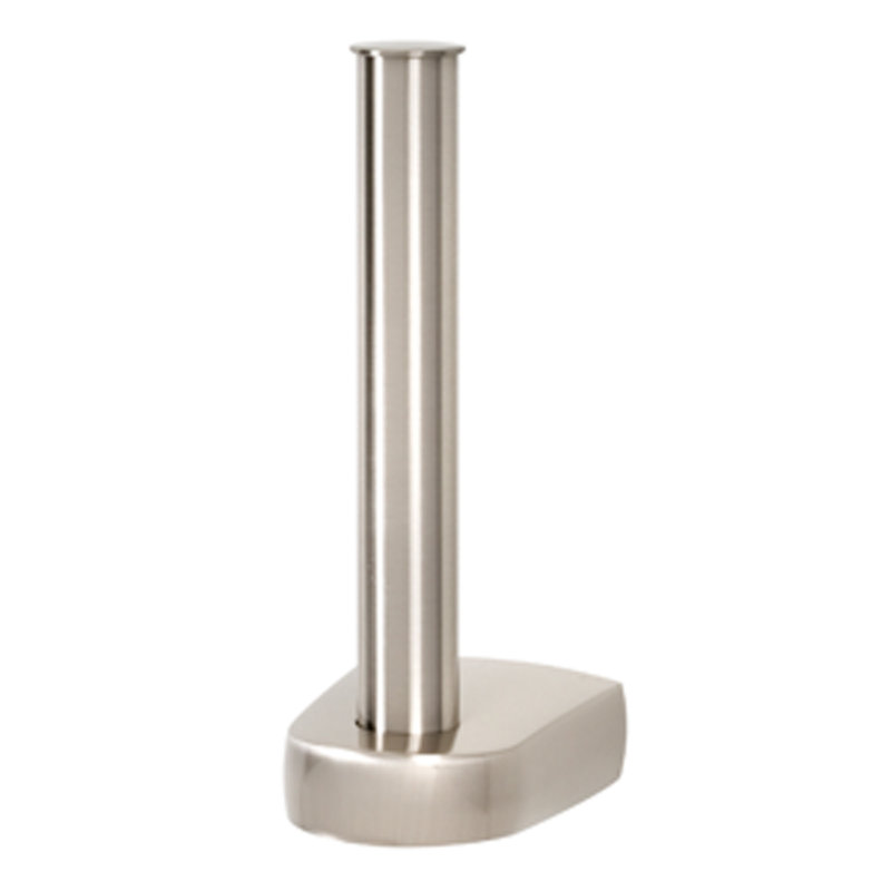 Euro Wall Mounted Reserve Toilet Paper Holder, Satin Nickel