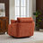 Upholstered Swivel Chair With 2 Side Pillows-213770546