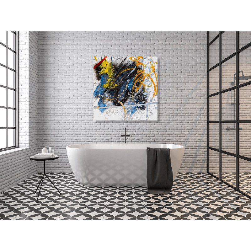 Hematite - Artist Enhanced Canvas Print, 40" H x 40" W x 1.5" D, Wrapped Canvas