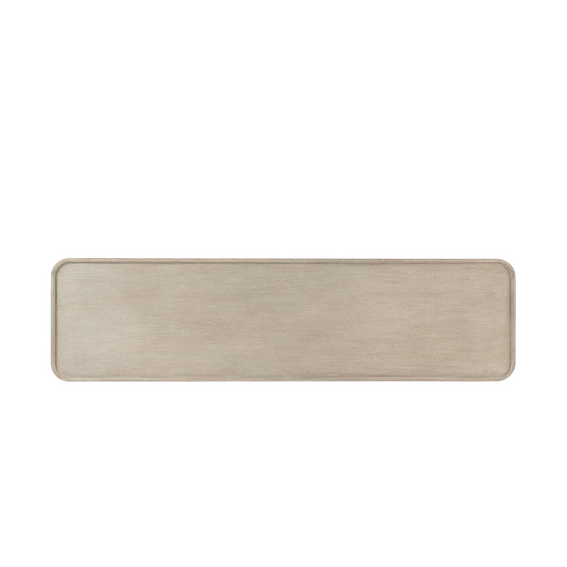 Repose 60'' Solid Wood Top Console Table, Grey Oak