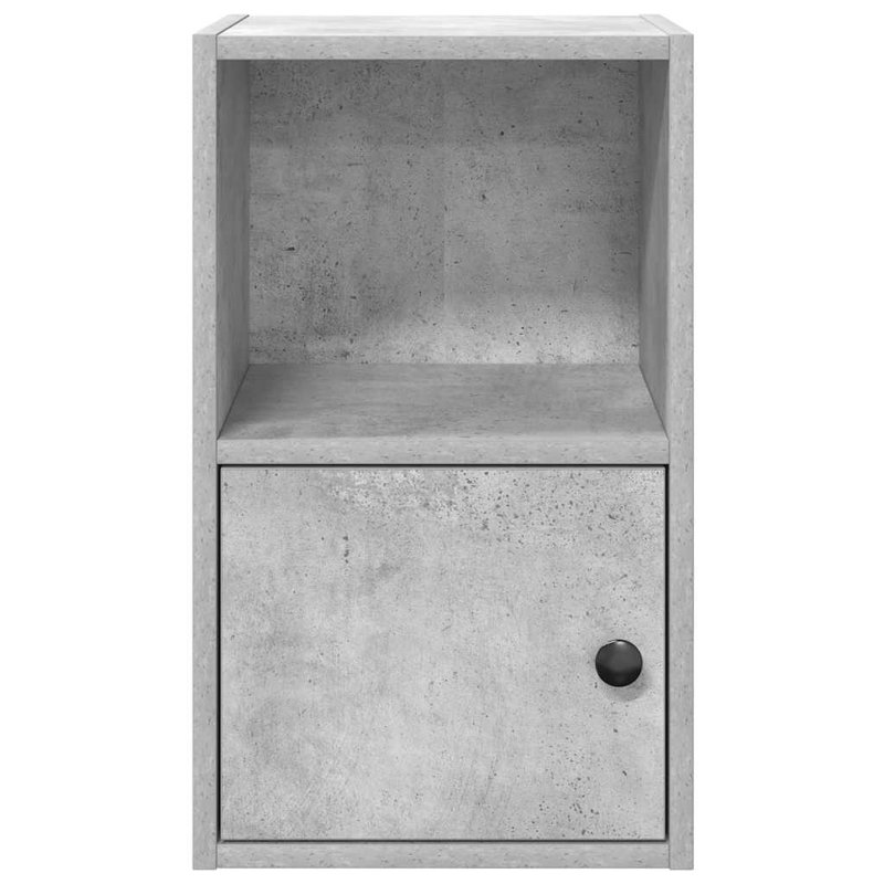 Conary 31cm W Bookcase, (2 Shelves) 52cmH x 31cmW x 24cmD, Concrete Grey
