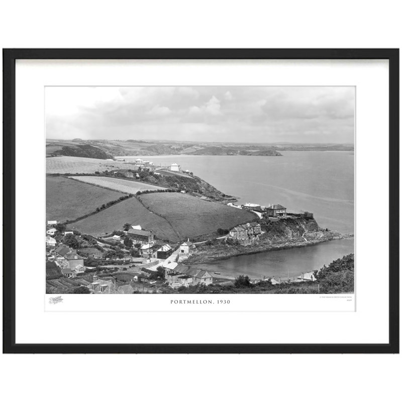 Portmellon, 1930 - Single Picture Frame Print, 45cm H x 60cm W x 2.3cm D