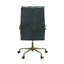 Chaise de bureau pivotante en cuir avec hauteur ajustable Porter-128760506