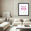 Four In Fuchsia Print by Chauncey Jacks-79820578