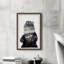 Dark Grizzly - Single Picture Frame Print-1907446794