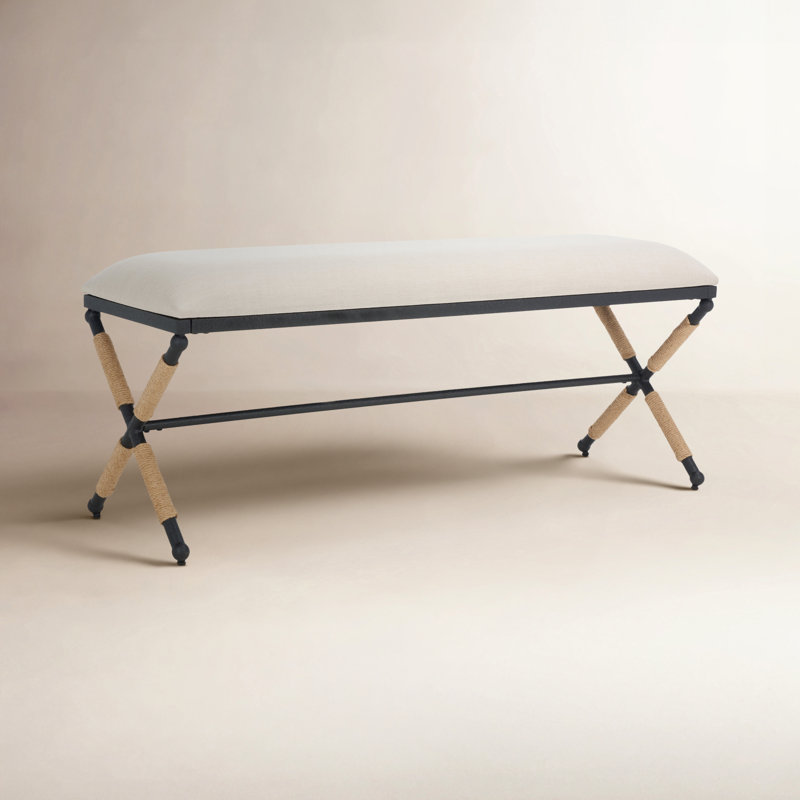 Banc rembourré Bolivia, Beige