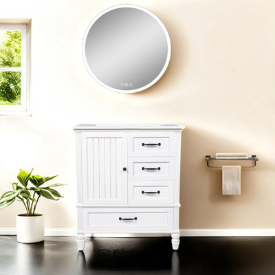 Meuble-lavabo 30 po avec lavabo en céramique