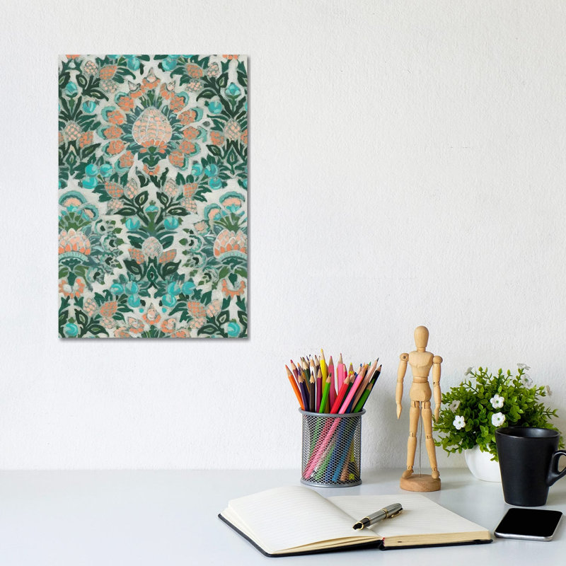 Verdant Tapestry III by June Erica Vess - Wrapped Canvas Print, 30.48cm H x 20.32cm W x 1.905cm D