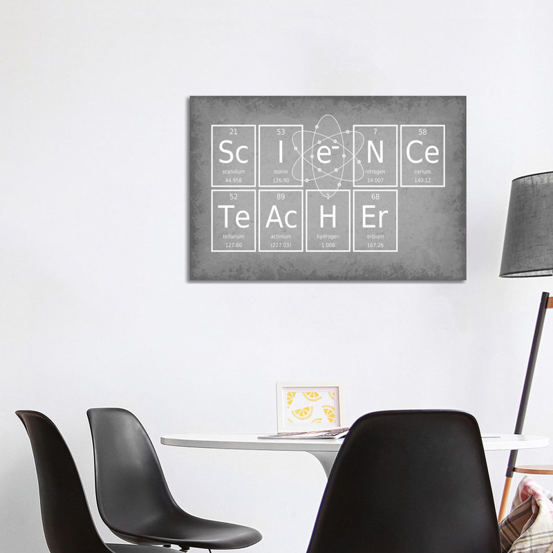 Science Teacher - Wrapped Canvas Print, 101.6 cm H x 66.04 cm W x 1.91 cm D