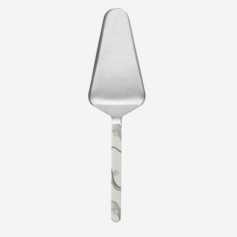Bistrot Vintage Dune Cake Server, Ivory