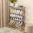 Shoe Rack Storage, Narrow 4 Tier Metal Shoe Storage Shelf, Free Standing Shoe Racks, Space Saving Shoe Rack Organizer for Entryway, Hallway, Bedroom, Living Room(12-16 Pair)-1115281027