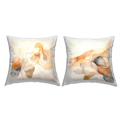 Printed Outdoor Throw Pillow Design by Lil' Rue (Set of 2)
