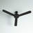Ohare 58'' Ceiling Fan in Matte Black-910488563