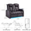Fauteuil de cinéma inclinable Power Zero Gravity-462317612